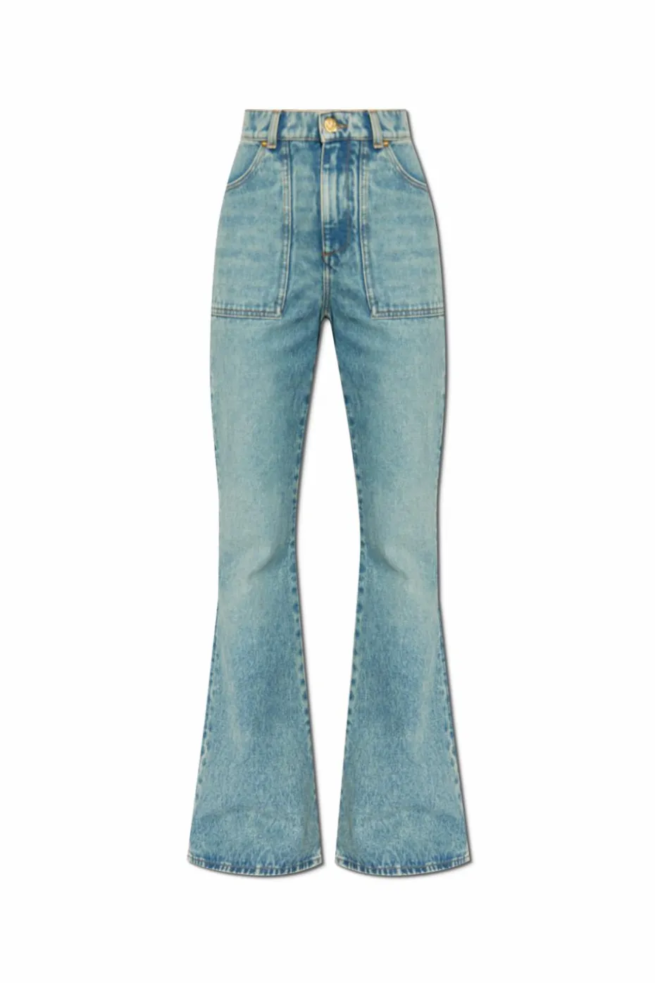 Balmain NIEBIESKI Jeansy z rozszerzanymi nogawkami
