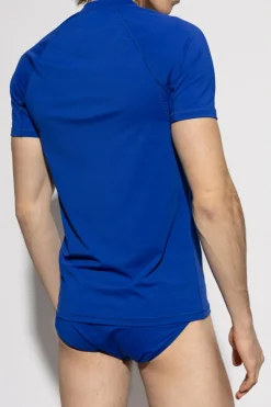 Balmain NIEBIESKI T-shirt kąpielowy