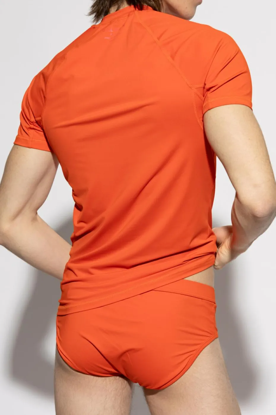Balmain POMARAŃCZOWY T-shirt kąpielowy