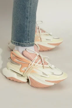 Balmain RÓŻOWY Buty sportowe `Unicorn`