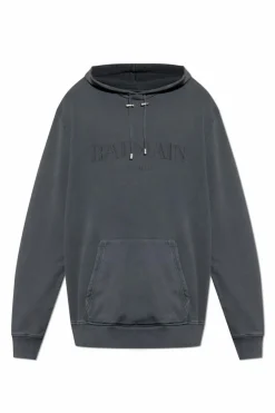 Balmain SZARY Bluza z logo