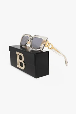 Balmain SZARY Okulary przeciwsłoneczne ‘Imperial’