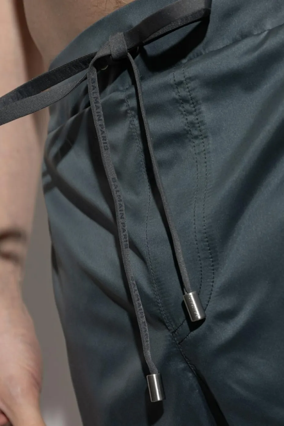 Balmain SZARY Szorty kąpielowe