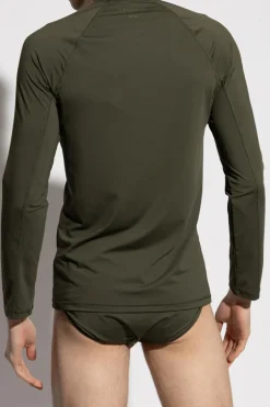 Balmain ZIELONY T-shirt kąpielowy