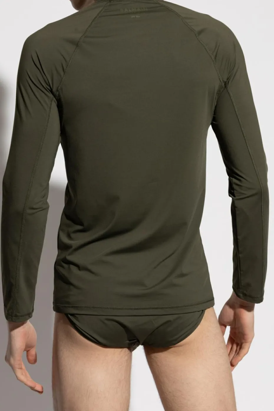 Balmain ZIELONY T-shirt kąpielowy