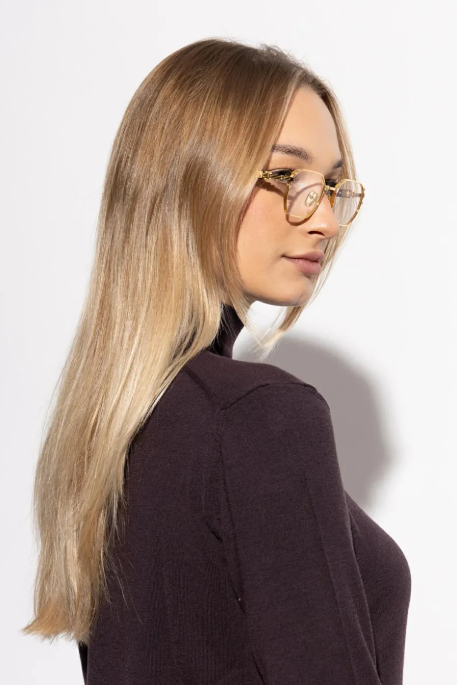 Balmain ZŁOTY Okulary korekcyjne `Saint Jean II`
