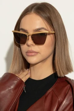 Balmain ZŁOTY Okulary przeciwsłoneczne