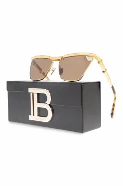 Balmain ZŁOTY Okulary przeciwsłoneczne