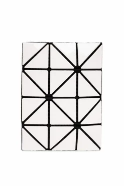 Bao Bao Issey Miyake BIAŁY Etui na karty z geometrycznym wzorem