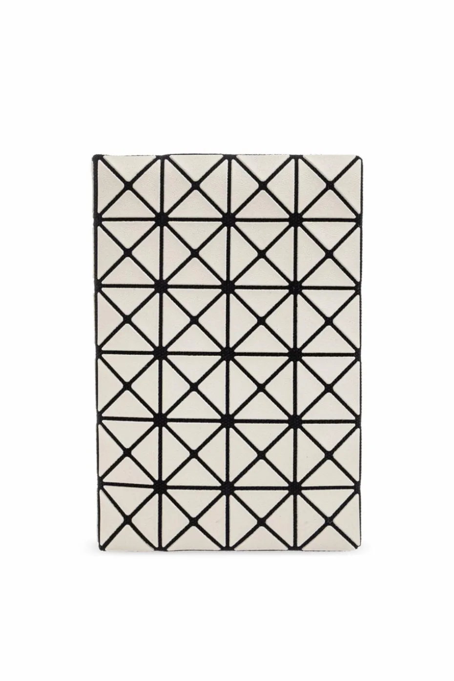Bao Bao Issey Miyake SZARY Portfel z geometrycznym wzorem