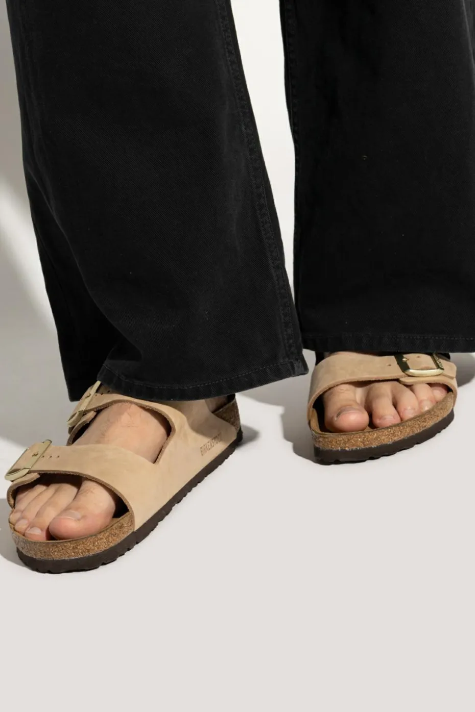 Birkenstock beżowy Klapki ‘Arizona BS’