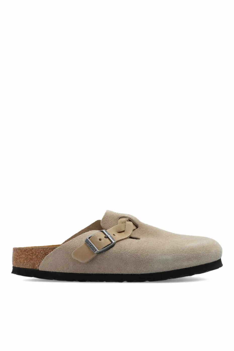 Birkenstock beżowy Klapki ‘Boston Braided’