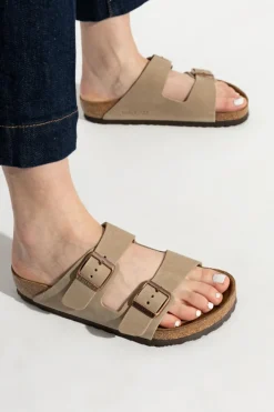Birkenstock beżowy Klapki 'Arizona BS`