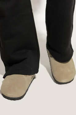 Birkenstock beżowy Klapki `Boston VL/ Shearling`