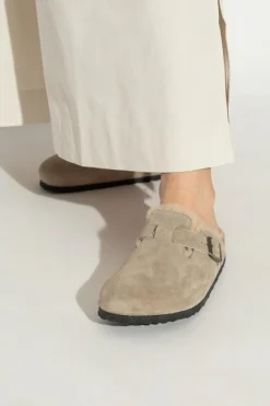 Birkenstock beżowy Klapki `Boston`