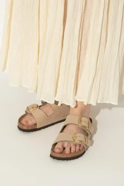 Birkenstock beżowy Klapki `Arizona Big Buckle`