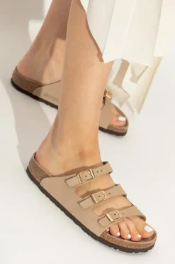 Birkenstock beżowy Klapki `Florida Fresh`