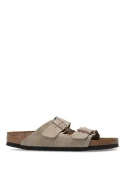 Birkenstock beżowy Skórzane klapki ‘Arizona BS’