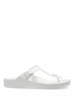 Birkenstock BIAŁY Klapki `Gizeh EVA`