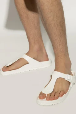 Birkenstock BIAŁY Klapki `Gizeh EVA`