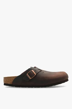 Birkenstock BRĄZOWY Klapki ‘Boston BS’