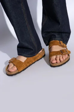 Birkenstock BRĄZOWY Klapki ‘Arizona BS’