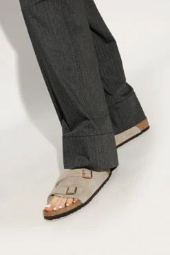 Birkenstock BRĄZOWY Klapki ‘Zurich BS’