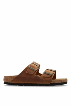 Birkenstock BRĄZOWY Klapki `Arizona BS