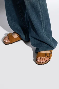 Birkenstock BRĄZOWY Klapki ‘Arizona BS’