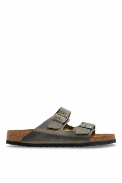 Birkenstock BRĄZOWY Klapki `Arizona BS`