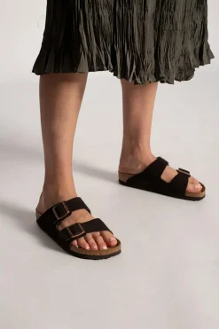 Birkenstock BRĄZOWY Klapki ‘Arizona BS’