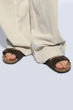 Birkenstock BRĄZOWY Klapki ‘Arizona BS’