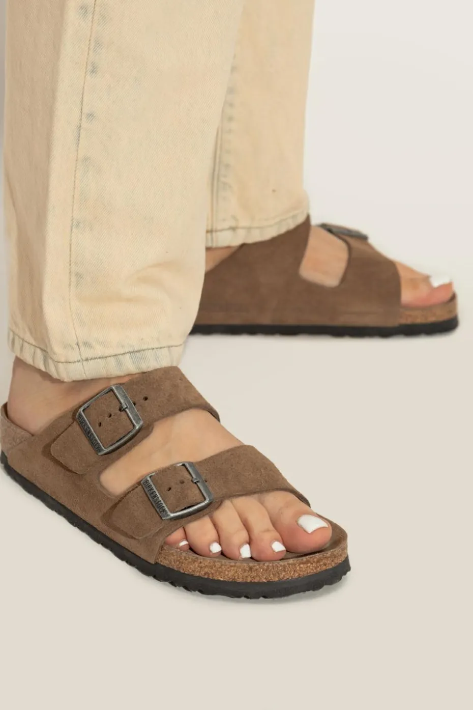 Birkenstock BRĄZOWY Klapki `Arizona BS`