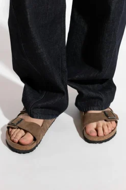 Birkenstock BRĄZOWY Klapki `Arizona BS`