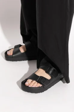 Birkenstock CZARNY BIRKENSTOCK x papillio