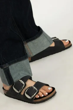 Birkenstock CZARNY Klapki `Arizona Big Buckle`
