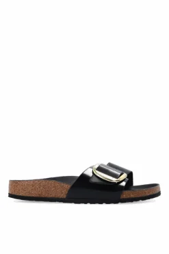 Birkenstock CZARNY Klapki ‘Madrid Big Buckle’