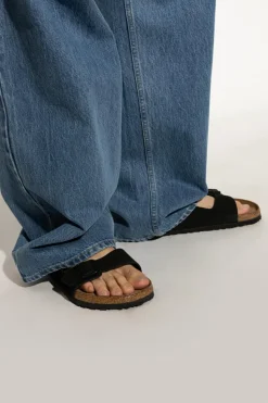 Birkenstock CZARNY Klapki 'Arizona SFB'