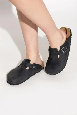 Birkenstock CZARNY Klapki ‘Boston BS’