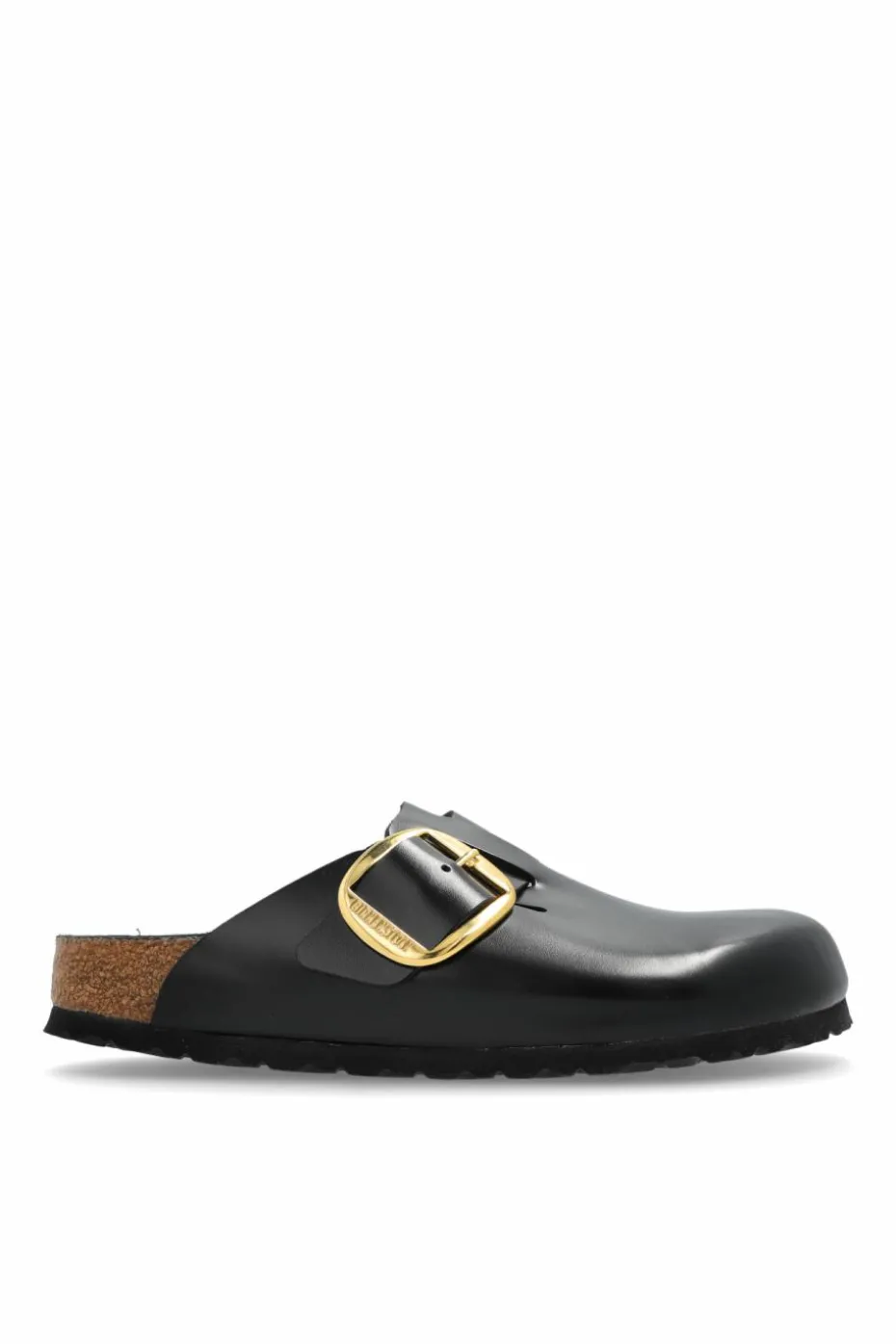 Birkenstock CZARNY Klapki `Boston Big Buckle`