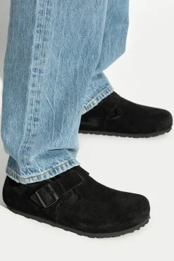 Birkenstock CZARNY Zamszowe buty ‘London Shearling’