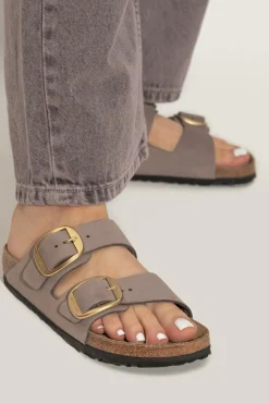 Birkenstock FIOLETOWY Klapki `Arizona Big Buckle`