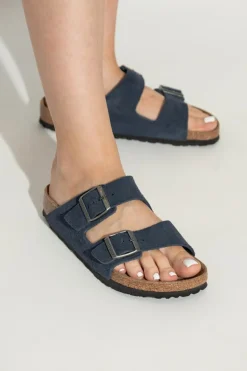 Birkenstock GRANATOWY Klapki `Arizona BS`
