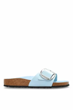 Birkenstock jasnoniebieski Klapki `Madrid Big Buckle`