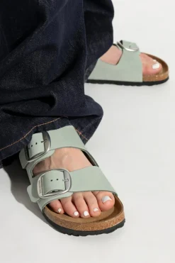 Birkenstock jasnoniebieski Klapki `Arizona Big Buckle`