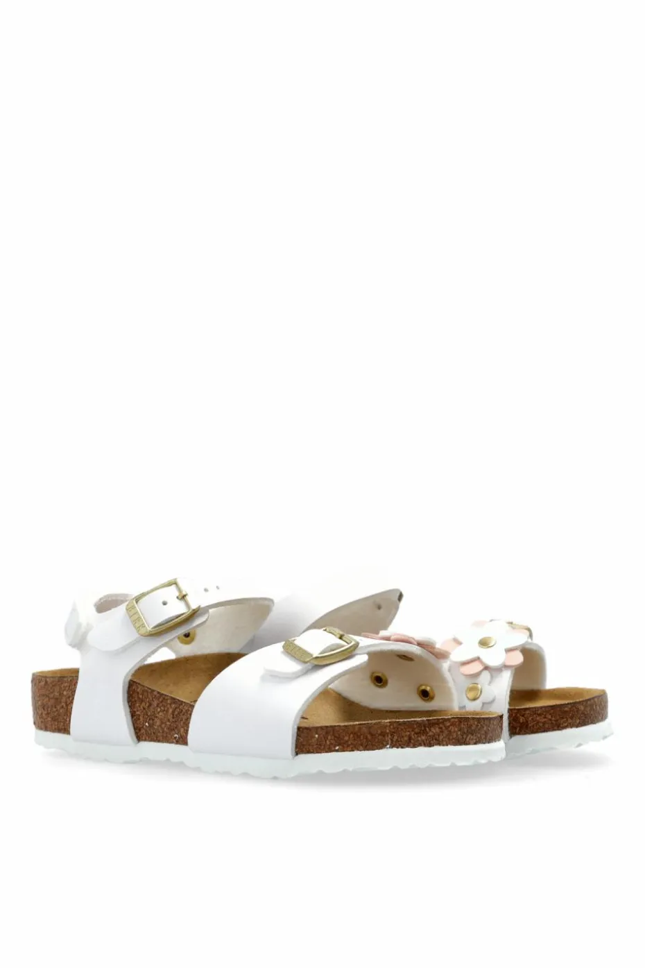 Birkenstock Kids BIAŁY Sandały `Rio Plain AS Kids`