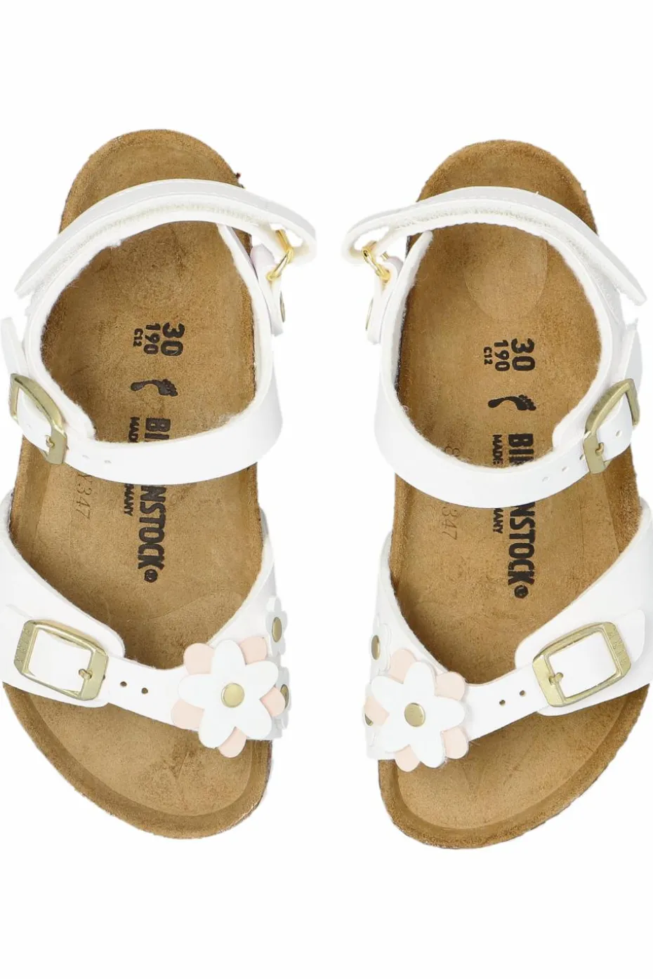 Birkenstock Kids BIAŁY Sandały `Rio Plain AS Kids`