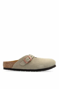 Birkenstock Kids SZARY Klapki `Boston Kids BS`
