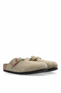 Birkenstock Kids SZARY Klapki `Boston Kids BS`