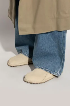 Birkenstock kremowy Buty `Lutry Premium Suede`